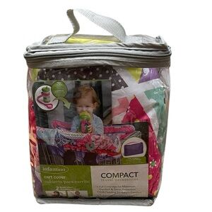 Infantino, Compact Shopping Cart, Highchair Cover, Soft, Padded, Germ Protection
